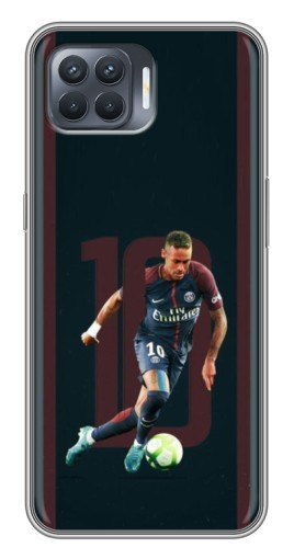Силиконовый чехол с изображением "Неймар 10" для OPPO Reno 4 Lite