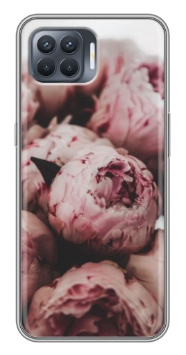 Чехол с картинкой "Нежные пионы" для OPPO Reno 4 Lite