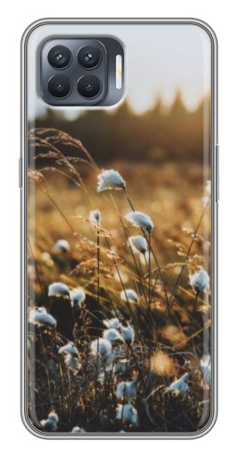 Чехол с картинкой "Нежные полевые цветы" для OPPO Reno 4 Lite
