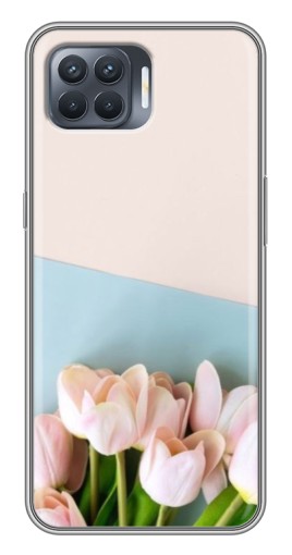 Чехол с принтом "Нежные тюльпаны" для OPPO Reno 4 Lite