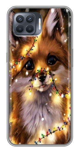 Чехол с печатью "Новогодний лесенок" для OPPO Reno 4 Lite
