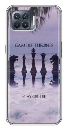 Чехол с принтом "Play or Die" для OPPO Reno 4 Lite