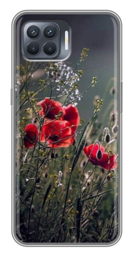 Чехол с печатью "Поле цветов" для OPPO Reno 4 Lite