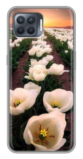 Чехол с картинкой "Поле тульпанов " для OPPO Reno 4 Lite