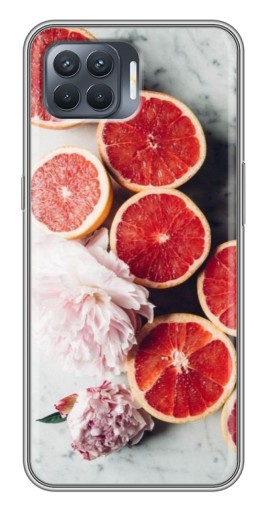 Чехол с картинкой "Половинки грейпфрутов" для OPPO Reno 4 Lite