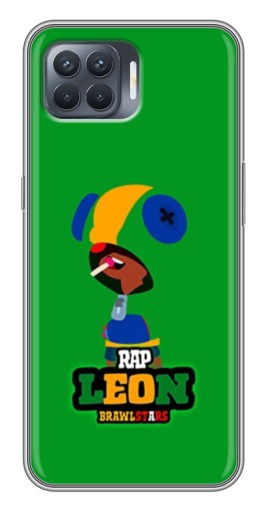 Силиконовый чехол с изображением "RAP Leon" для OPPO Reno 4 Lite