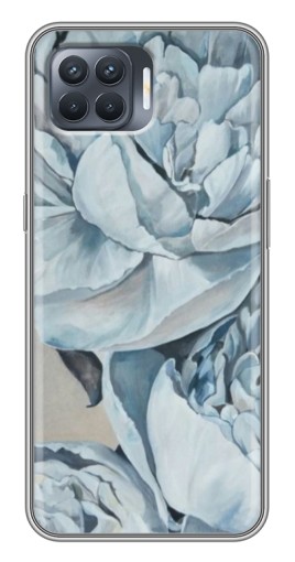 Чехол с печатью "Рисунок пионы" для OPPO Reno 4 Lite