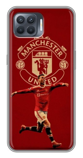 Силиконовый чехол с изображением "Ronaldo в МЮ" для OPPO Reno 4 Lite