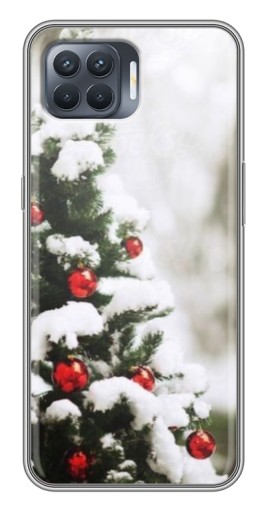 Чехол с печатью "Рождественская елка" для OPPO Reno 4 Lite