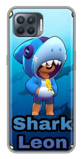 Чехол с печатью "Shark Leon" для OPPO Reno 4 Lite