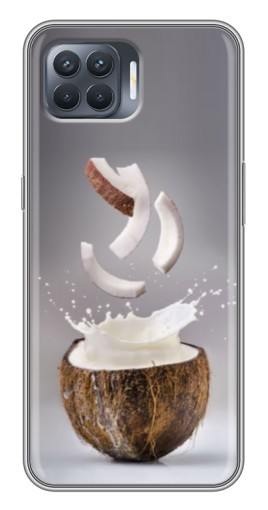 Чехол с печатью "Стакан кокоса" для OPPO Reno 4 Lite