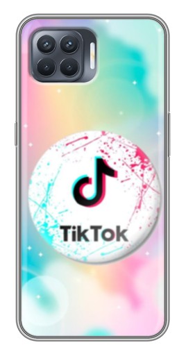 Чехол с принтом "TikTok принт" для OPPO Reno 4 Lite
