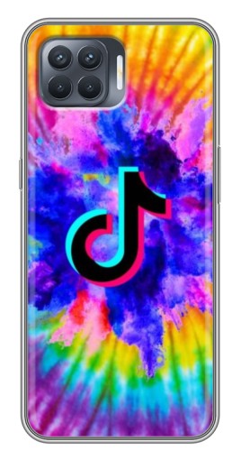 Чехол с картинкой "TikTok в красках" для OPPO Reno 4 Lite