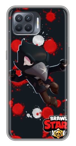 Силиконовый чехол с изображением "Ворон Бравл Старс" для OPPO Reno 4 Lite
