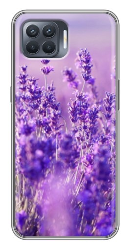 Силиконовый чехол с изображением "Яркая лаванда" для OPPO Reno 4 Lite