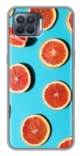 Силиконовый чехол с изображением "Яркие грейпфруты" для OPPO Reno 4 Lite
