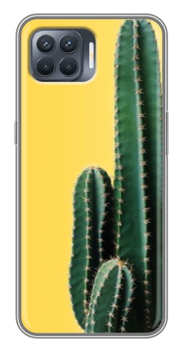 Силиконовый чехол с изображением "Яркий кактус" для OPPO Reno 4 Lite