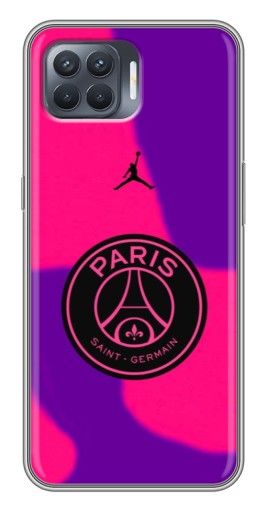 Чехол с картинкой "Яркий лого PSG" для OPPO Reno 4 Lite