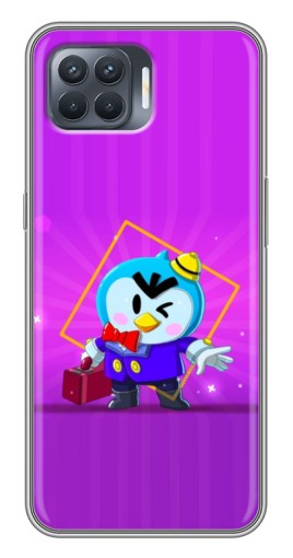 Силиконовый чехол с изображением "Яркий пингвин" для OPPO Reno 4 Lite