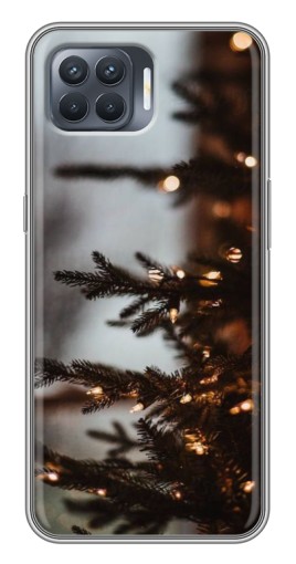 Чехол с принтом "Елка с гирляндой" для OPPO Reno 4 Lite