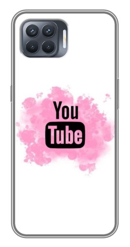 Чехол с картинкой "Ютуб в дыму" для OPPO Reno 4 Lite