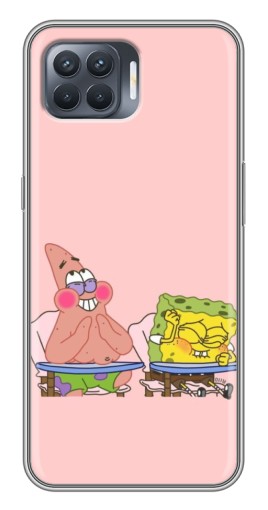 Чехол с принтом "За партой" для OPPO Reno 4 Lite