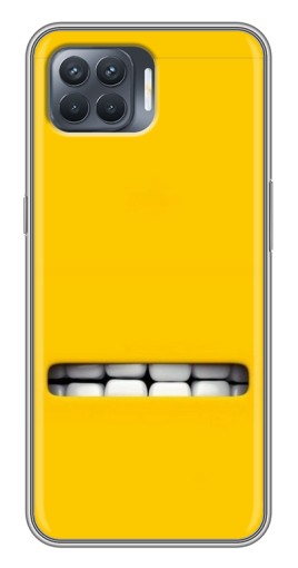 Силиконовый чехол с изображением "Зубы миньона" для OPPO Reno 4 Lite
