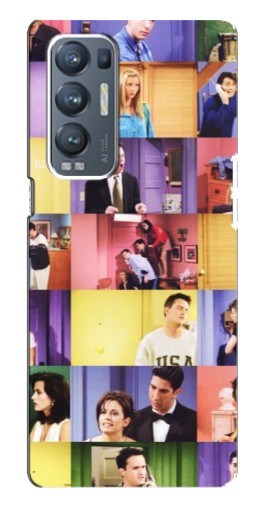 Чехол с принтом "Актеры Друзья" для Oppo Reno5 Pro Plus 5G