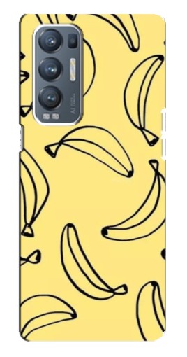 Силиконовый чехол с изображением "Бананчики" для Oppo Reno5 Pro Plus 5G