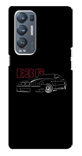 Чехол с печатью "BMW E36" для Oppo Reno5 Pro Plus 5G