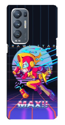 Силиконовый чехол с изображением "Brawl MAX" для Oppo Reno5 Pro Plus 5G