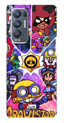 Чехол с печатью "Brawl заставка" для Oppo Reno5 Pro Plus 5G