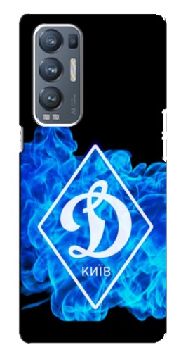 Силиконовый чехол с изображением "Эмблема Динамо Киев" для Oppo Reno5 Pro Plus 5G