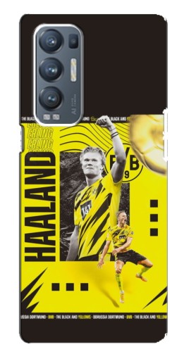 Чехол с печатью "Golden Haaland" для Oppo Reno5 Pro Plus 5G