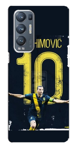 Чехол с принтом "Ибрагимович 10" для Oppo Reno5 Pro Plus 5G