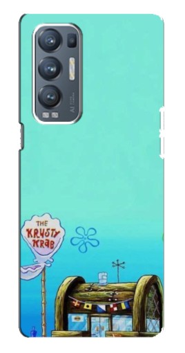 Силиконовый чехол с изображением "Krusty Krab" для Oppo Reno5 Pro Plus 5G