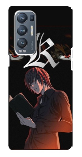 Силиконовый чехол с изображением "Лайт Ягами Death Note" для Oppo Reno5 Pro Plus 5G
