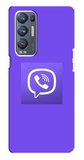 Чехол с принтом "Лого Viber" для Oppo Reno5 Pro Plus 5G