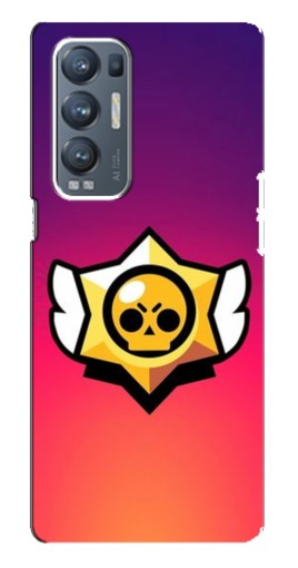 Чехол с картинкой "Логотип Brawl Stars" для Oppo Reno5 Pro Plus 5G