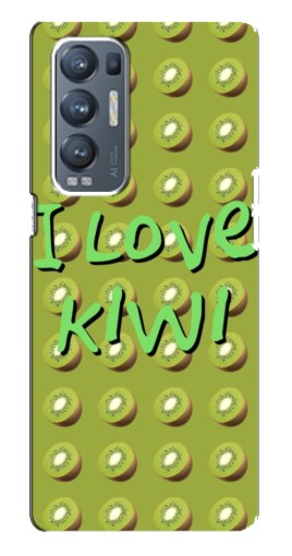 Силиконовый чехол с изображением "Love Kiwi" для Oppo Reno5 Pro Plus 5G