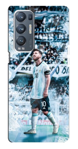 Чехол с печатью "Месси в Аргентине" для Oppo Reno5 Pro Plus 5G