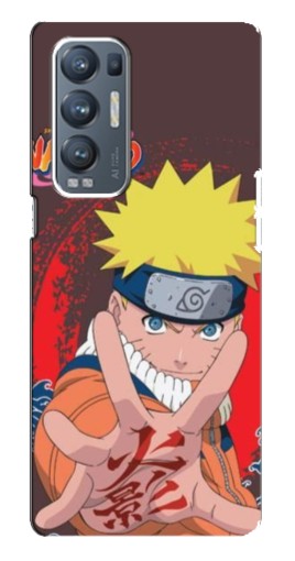 Чехол с печатью "Naruto атакует" для Oppo Reno5 Pro Plus 5G