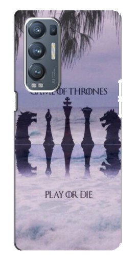 Чехол с принтом "Play or Die" для Oppo Reno5 Pro Plus 5G