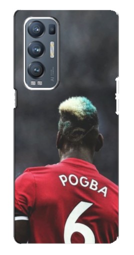 Силиконовый чехол с изображением "Pogba 6" для Oppo Reno5 Pro Plus 5G