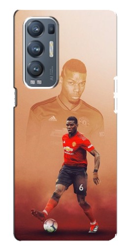 Чехол с картинкой "Pogba с Манчестера" для Oppo Reno5 Pro Plus 5G