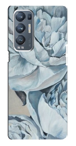 Чехол с печатью "Рисунок пионы" для Oppo Reno5 Pro Plus 5G