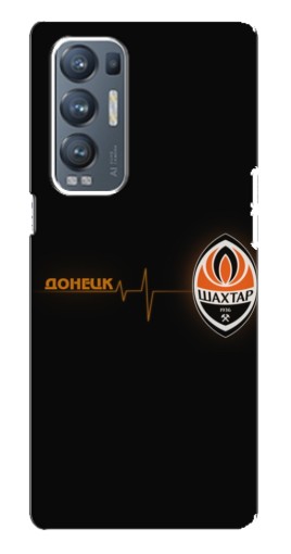 Чехол с картинкой "Шахтер в сердце" для Oppo Reno5 Pro Plus 5G