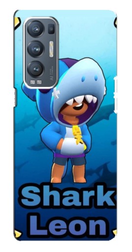 Чехол с печатью "Shark Leon" для Oppo Reno5 Pro Plus 5G