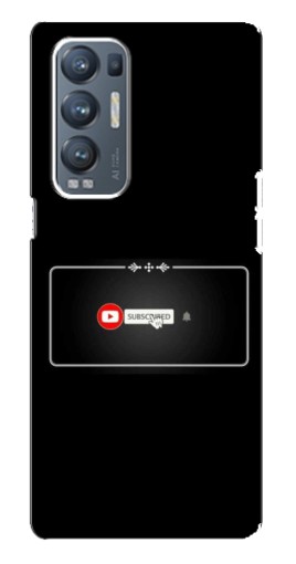Силиконовый чехол с изображением "subscribed" для Oppo Reno5 Pro Plus 5G
