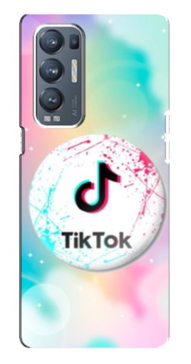 Чехол с принтом "TikTok принт" для Oppo Reno5 Pro Plus 5G